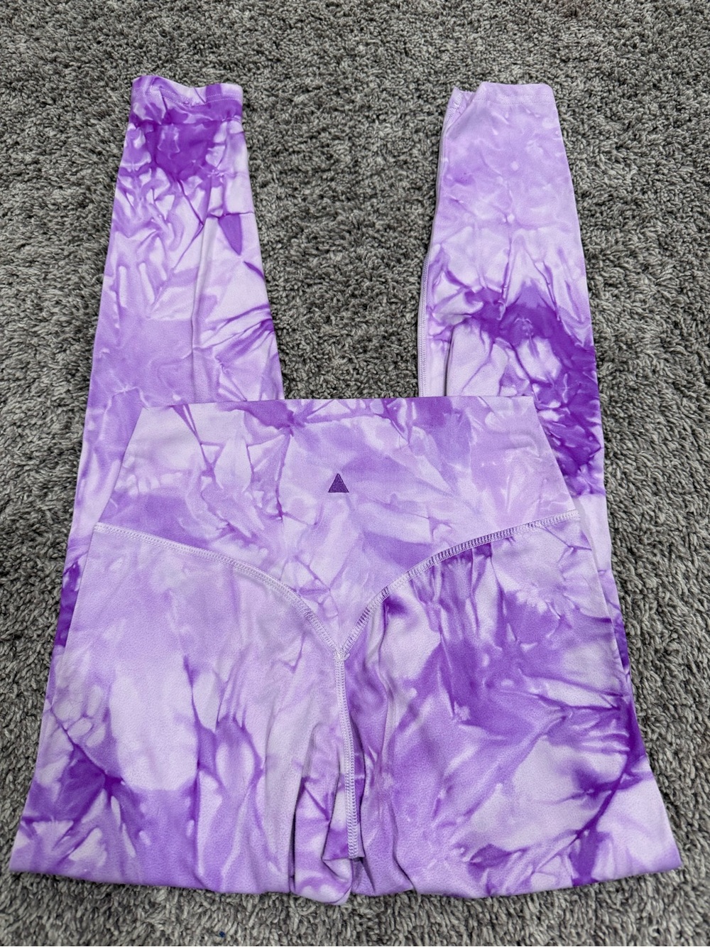 Vitality Lavender Marble High-Waist Leggings